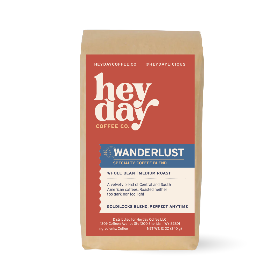 Wanderlust Blend - Bag Image - Heyday Coffee Co.