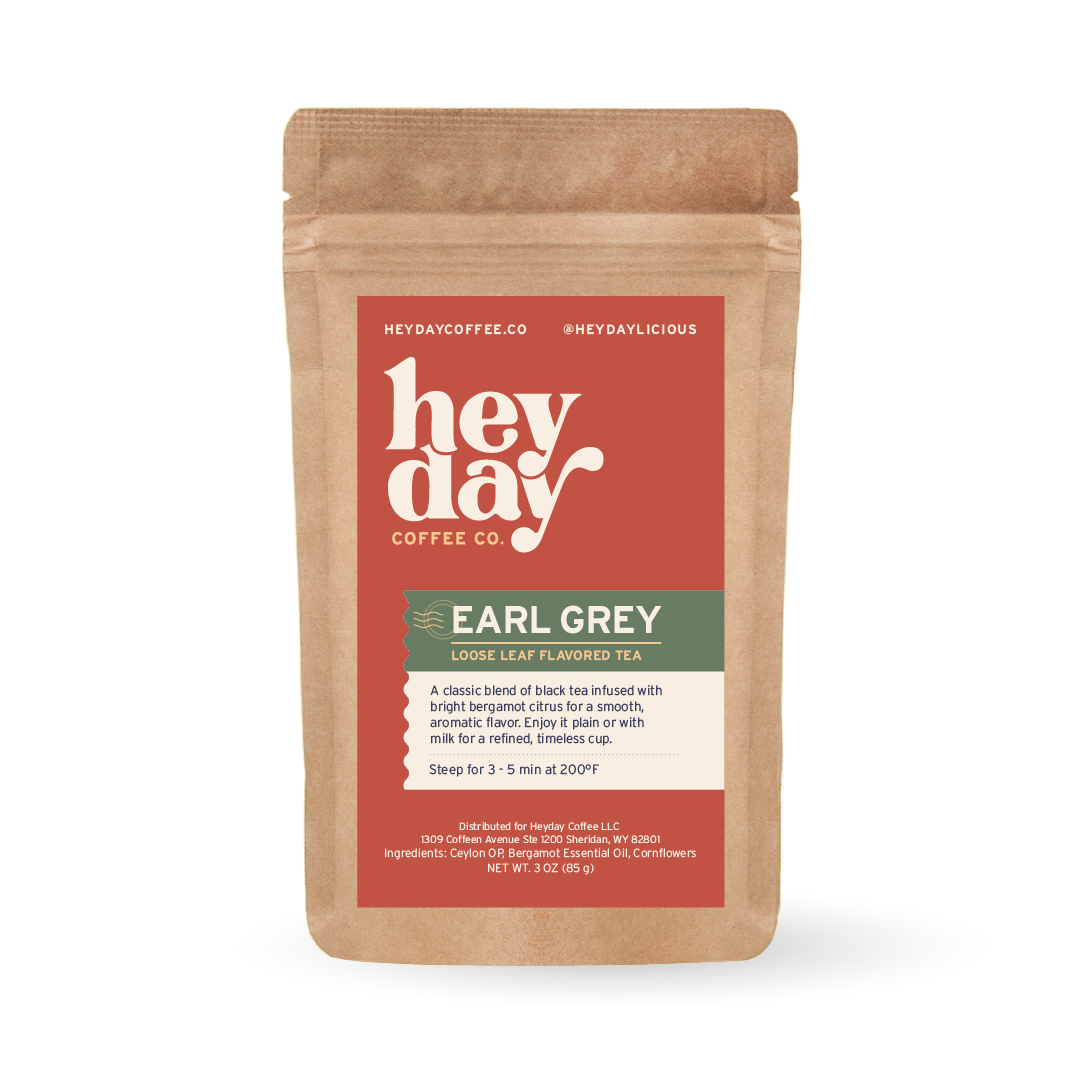 Earl Grey Tea - Pouch Image - Heyday Coffee Co.