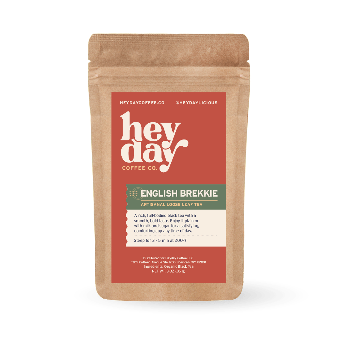 English Breakfast Tea - Pouch Image - Heyday Coffee Co.