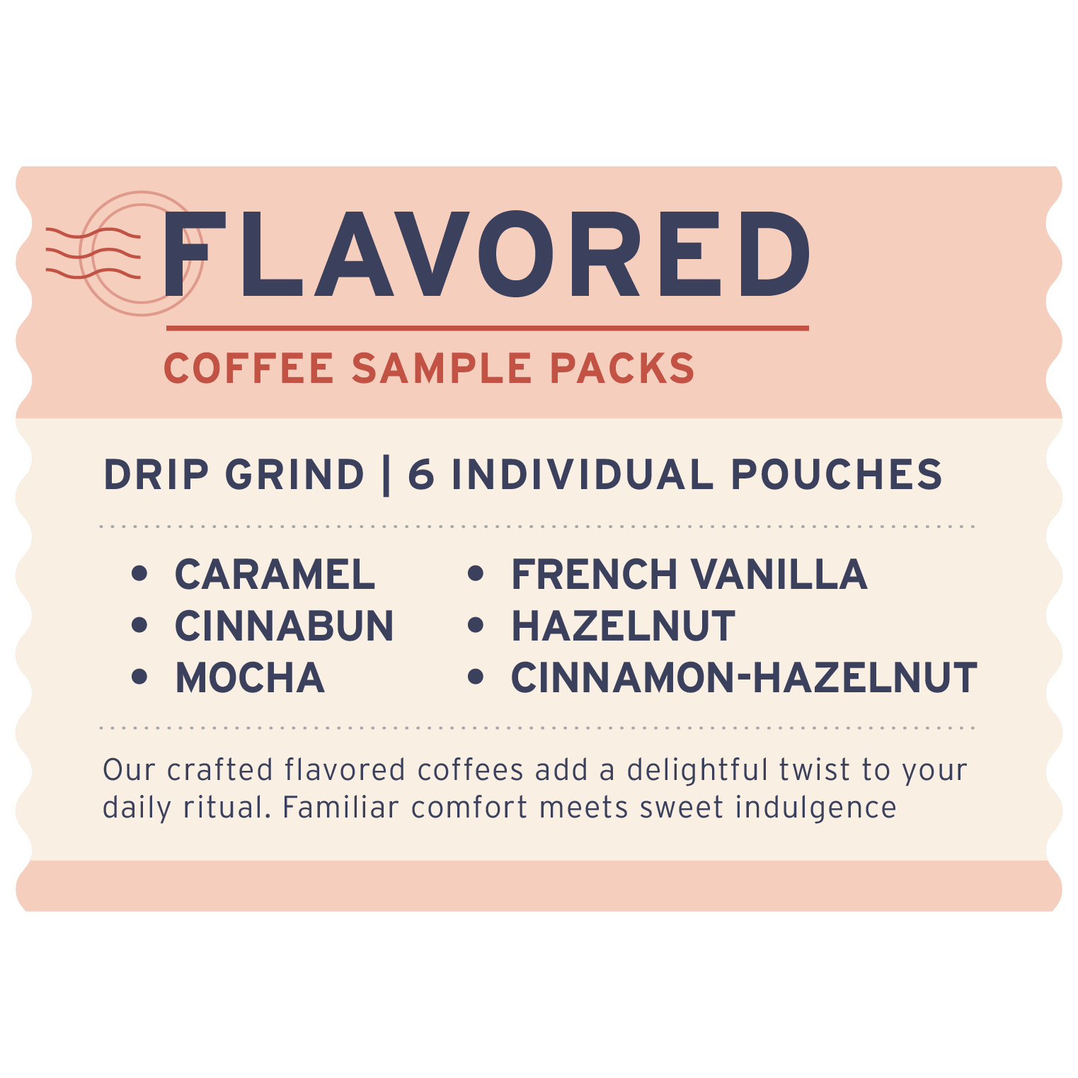 Flavored Samples - Label Detail - Heyday Coffee Co.