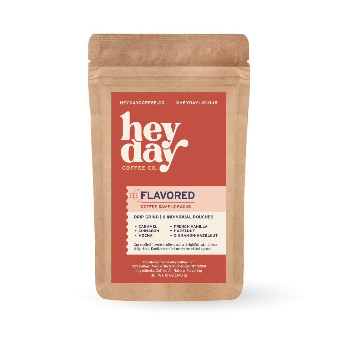 Flavored Samples - Pouch Image - Heyday Coffee Co.