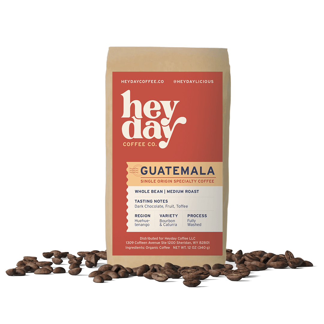 Guatemala - Bag on Bed of Beans - Heyday Coffee Co.