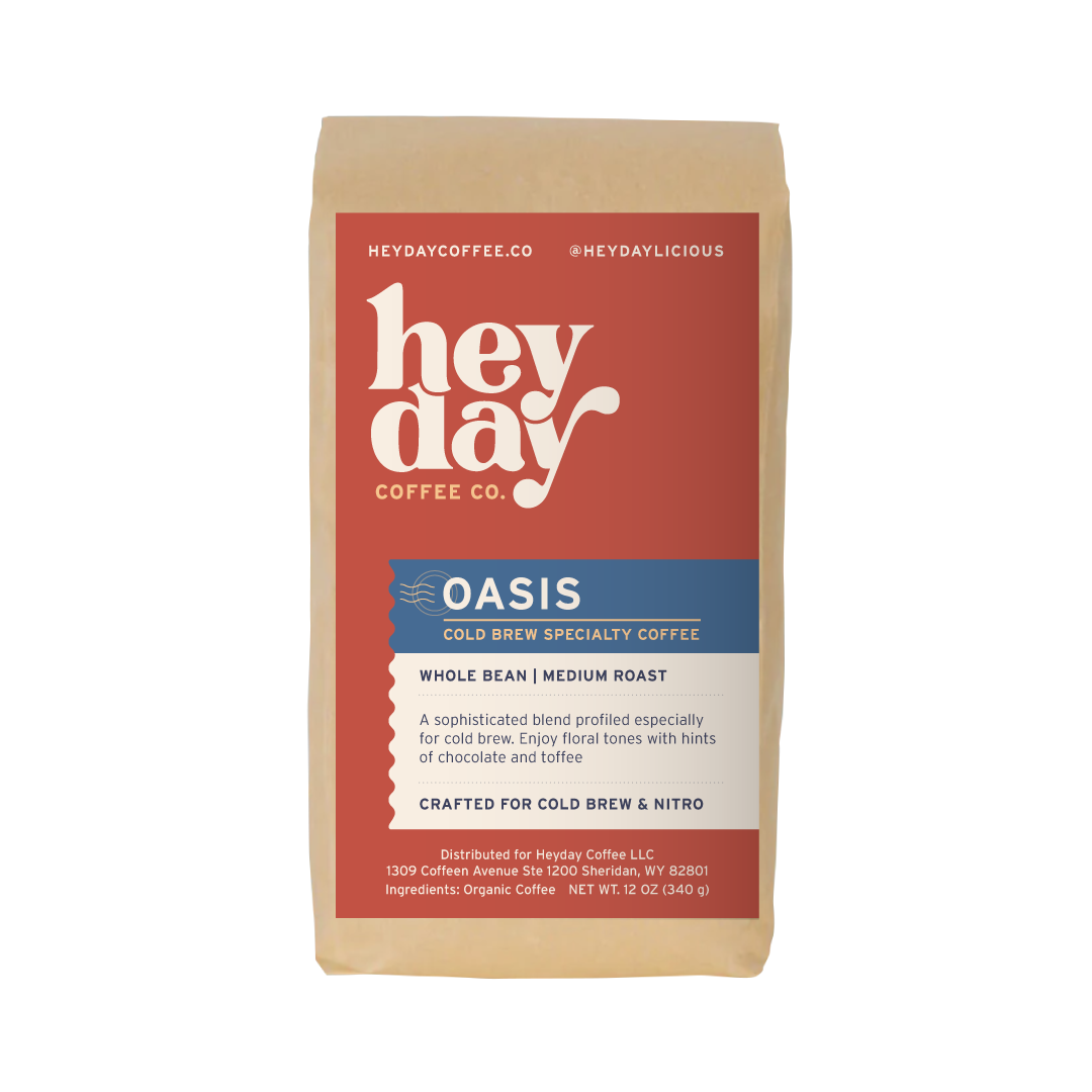 Oasis Cold Brew - Bag Image - Heyday Coffee Co.