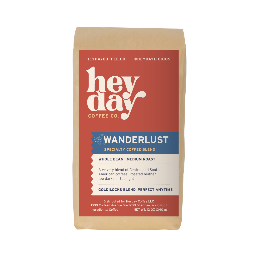 Wanderlust Blend - Bag Image - Heyday Coffee Co.